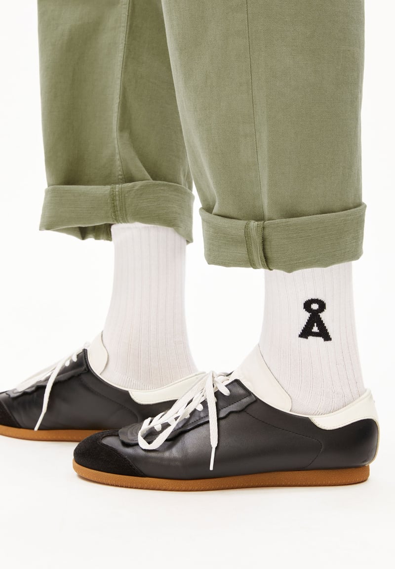 SAAMUS BOLD SOCKS | white by ARMEDANGELS, 78% Cotton, 20% Nylon, 2% Elastane