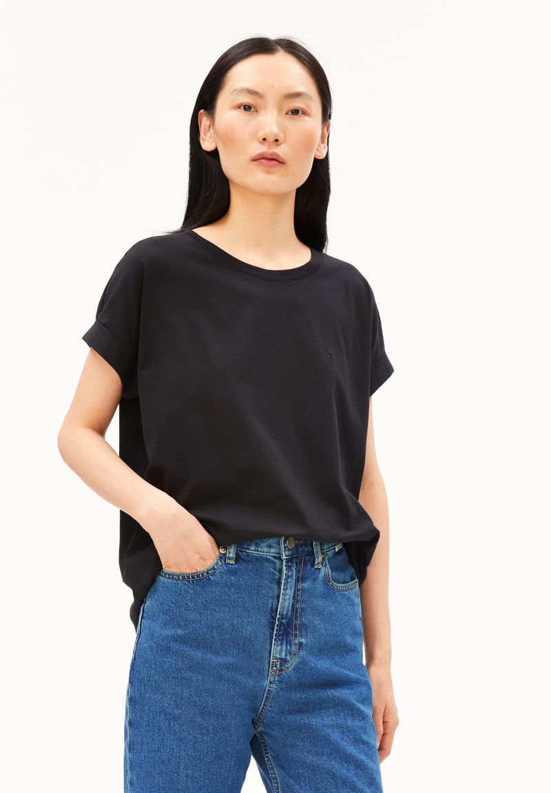 IDAARA T-SHIRT | black by ARMEDANGELS, 100% Cotton