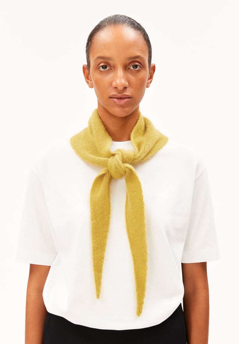 MOHAIR-BLEND SCARF | mosslace by ARMEDANGELS, 44% Mohair, 44% Lyocell, 12% Wool