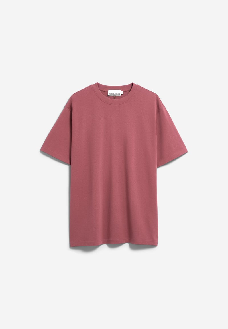 MAARKOS HEAVY WEIGHT T-SHIRT | velvet ember by ARMEDANGELS, 100% Cotton