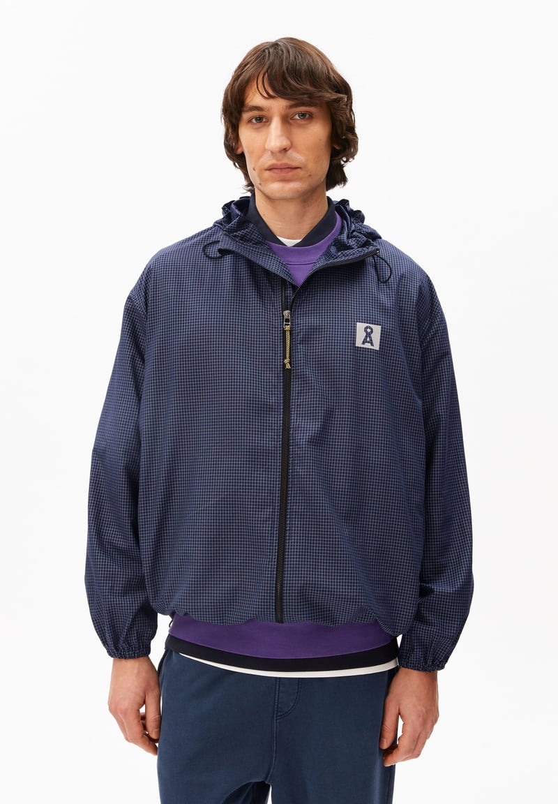 WINDBREAKER JACKET | tinted navy by ARMEDANGELS, 100% Lyocell