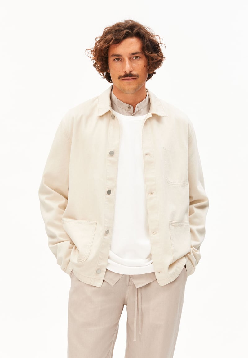 DENIM OVERSHIRT | undyed by ARMEDANGELS, 100% Cotton