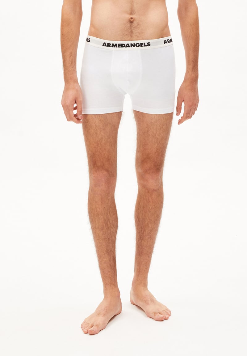 RYAANO BOXER SHORTS | blanc by ARMEDANGELS, 91% Cotton, 9% Elastane