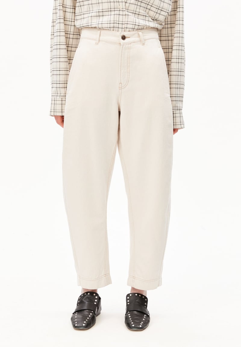 WORKWEAR CANVAS BARREL PANT | undyed by ARMEDANGELS, 100% Cotton