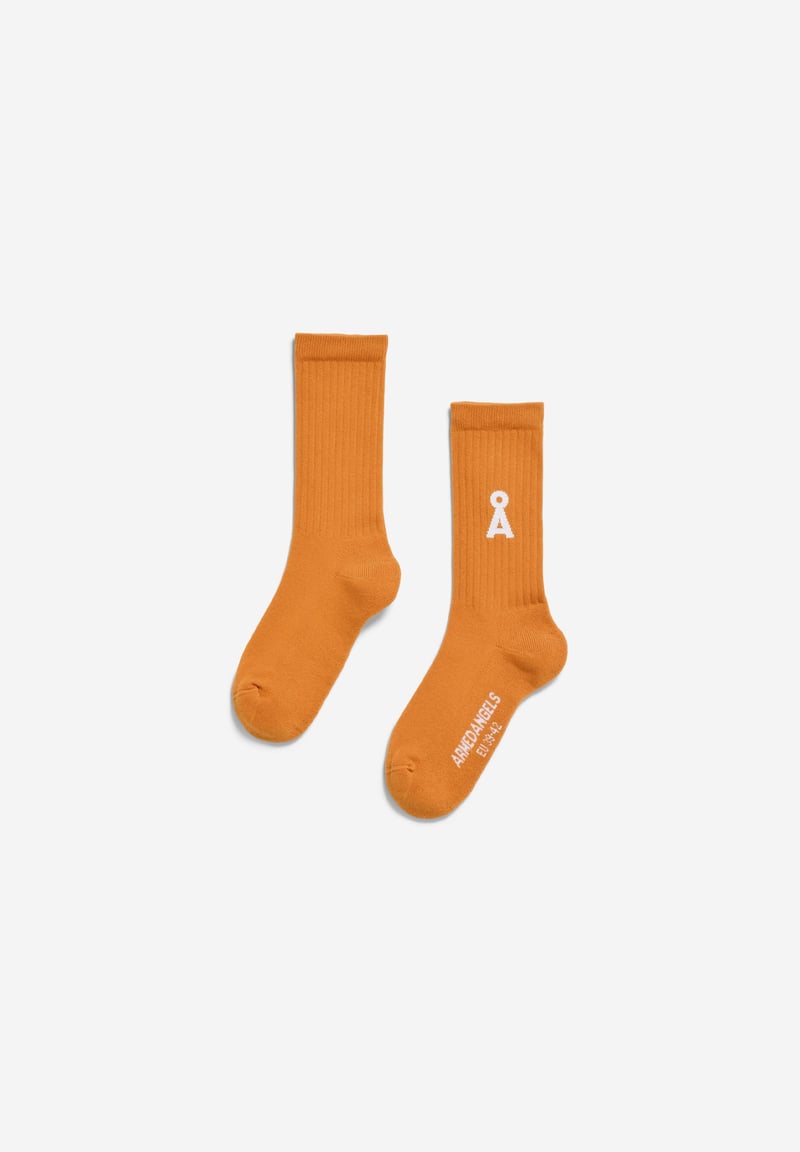 SAAMUS BOLD SOCKS | amberglow by ARMEDANGELS, 78% Cotton, 20% Nylon, 2% Elastane