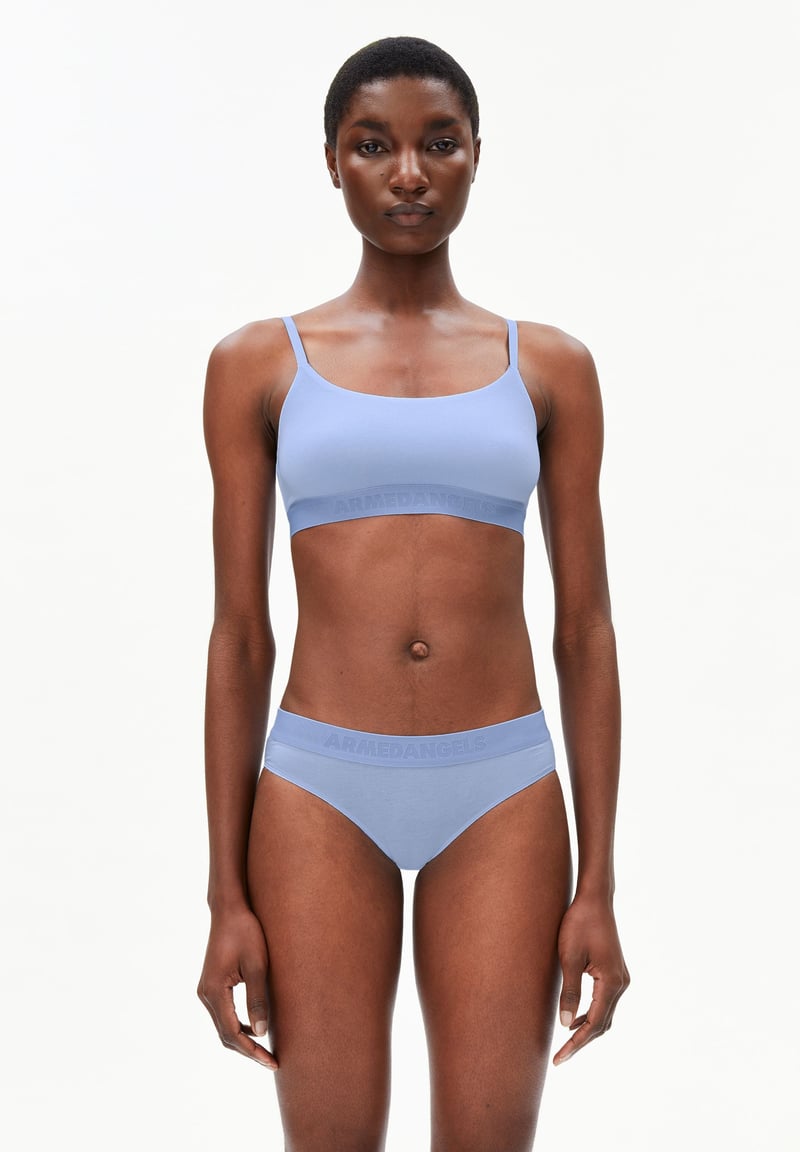 TOVAA BRALETTE | morning blue by ARMEDANGELS, 95% Modal, 5% Elastane