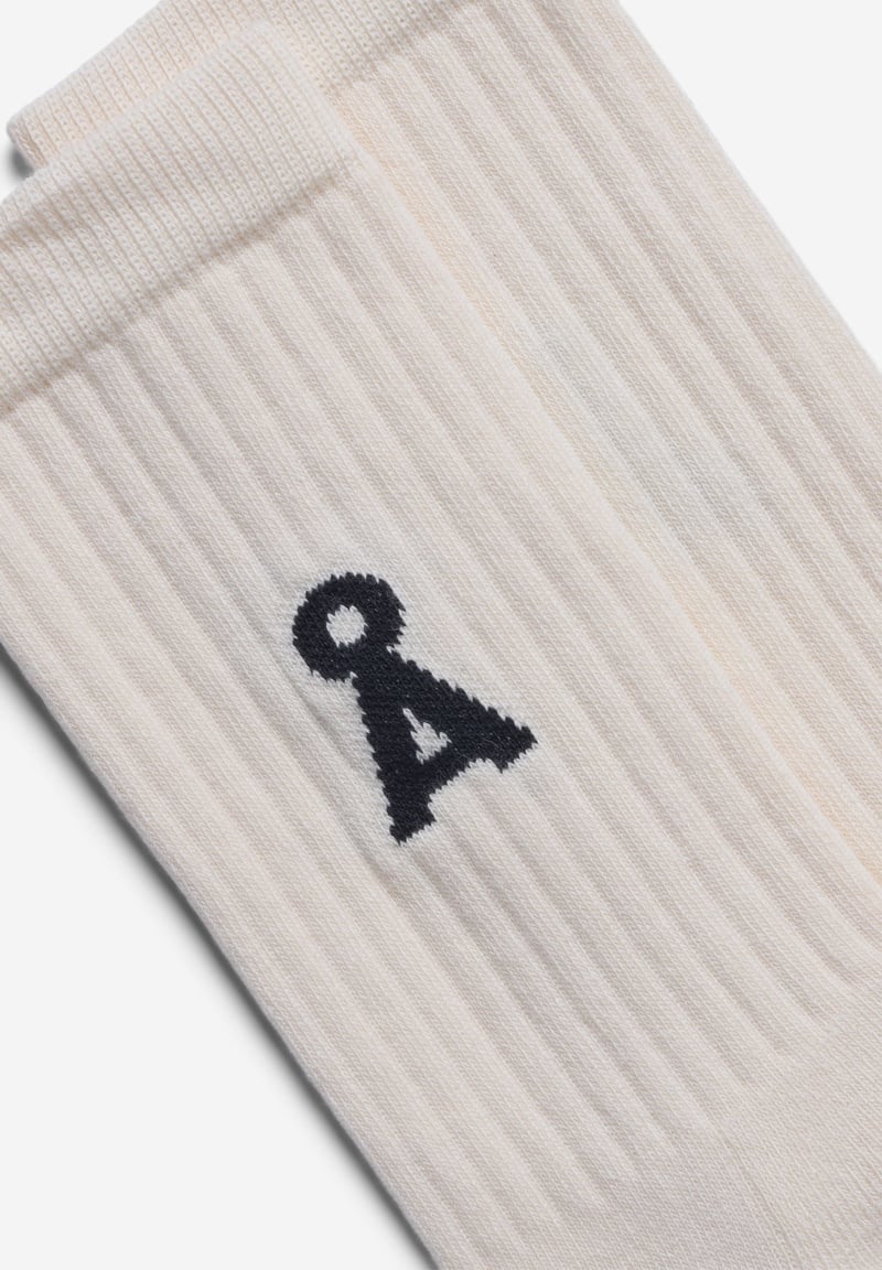 SAAMUS SHORT SOCKS | oatmilk-black by ARMEDANGELS, 78% Cotton, 20% Nylon, 2% Elastane