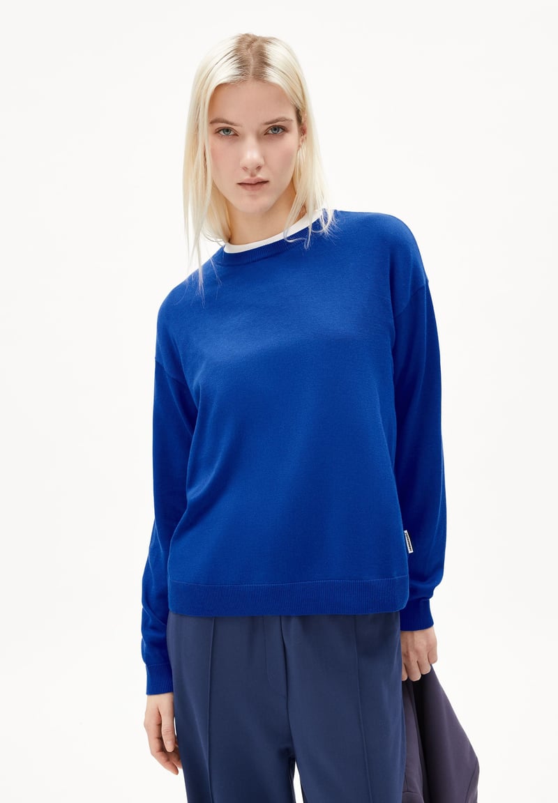 LARUNAA| lapis blue by ARMEDANGELS, 50% Cotton, 50% Lyocell