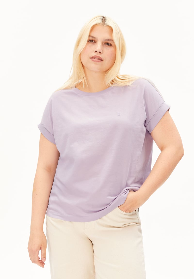 IDAARA T-SHIRT | moonlit lilac by ARMEDANGELS, 100% Cotton