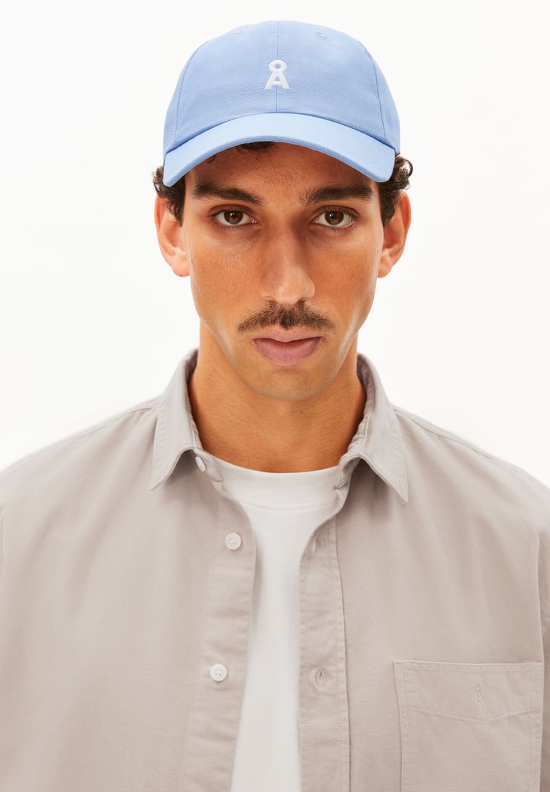YENAAS BOLD CAP | wedgwood by ARMEDANGELS, 100% Cotton