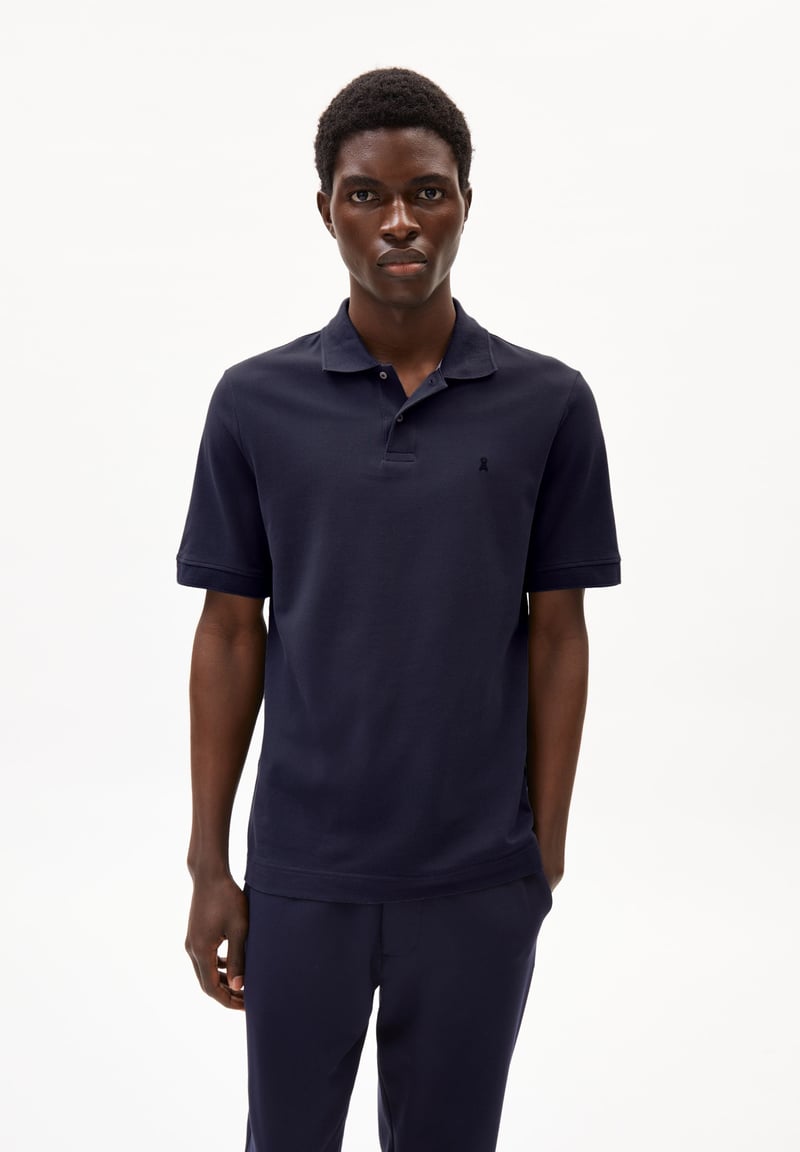 MAARIO POLOSHIRT | night sky by ARMEDANGELS, 100% Cotton