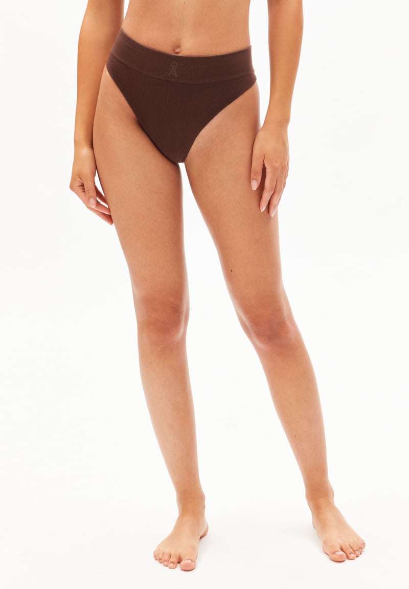 THONGAA SEAMAALA THONG | ebony by ARMEDANGELS, 95% Lyocell, 5% Elastane