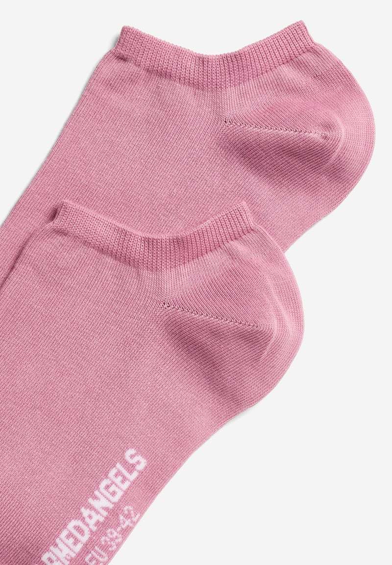 SAALVO SOCK | washed berry by ARMEDANGELS, 85% Cotton, 13% Nylon, 2% Elastane