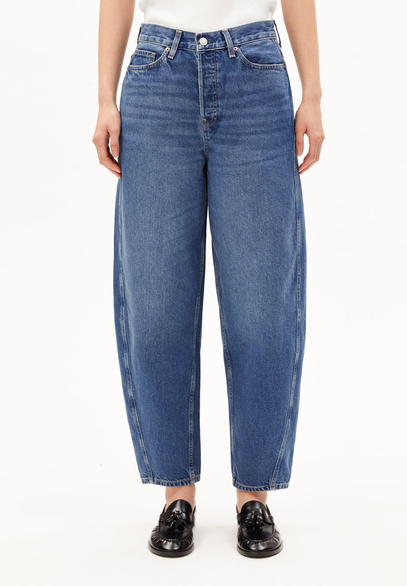 BAARLY HIGH WAIST BARREL JEAN | crunchy by ARMEDANGELS, 100% Cotton