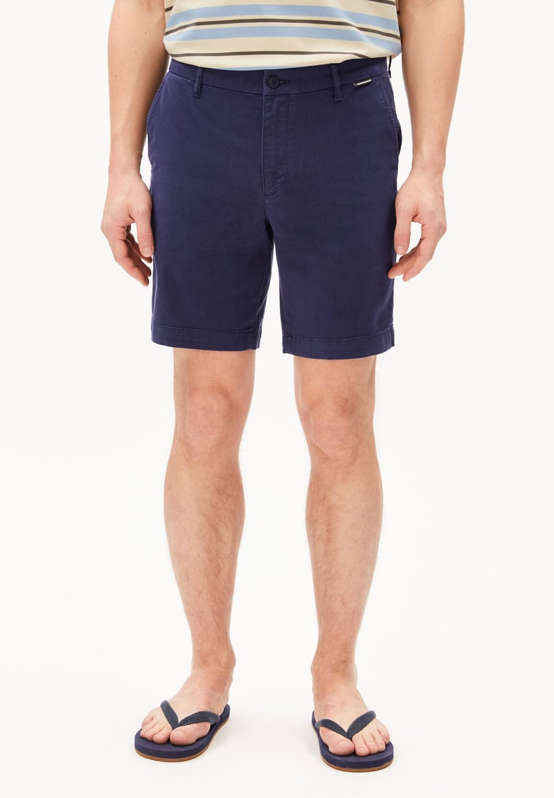 CHINO SHORT | tinted navy by ARMEDANGELS, 98% Cotton, 2% Elastane