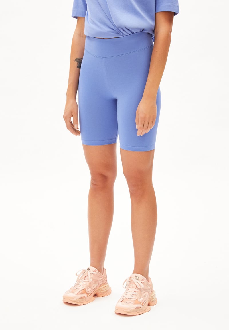 NEDAA LITAA SHORTS| blue bloom by ARMEDANGELS, 96% Cotton, 4% Elastane