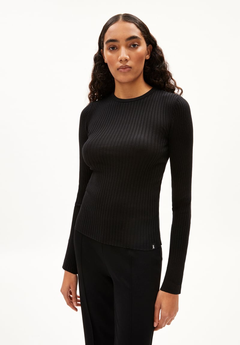 ALAANIA RN| black by ARMEDANGELS, 100% Cotton