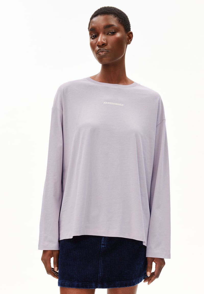 FIETAA DIFFERENCE LONGSLEEVE | ice grape by ARMEDANGELS, 100% Cotton