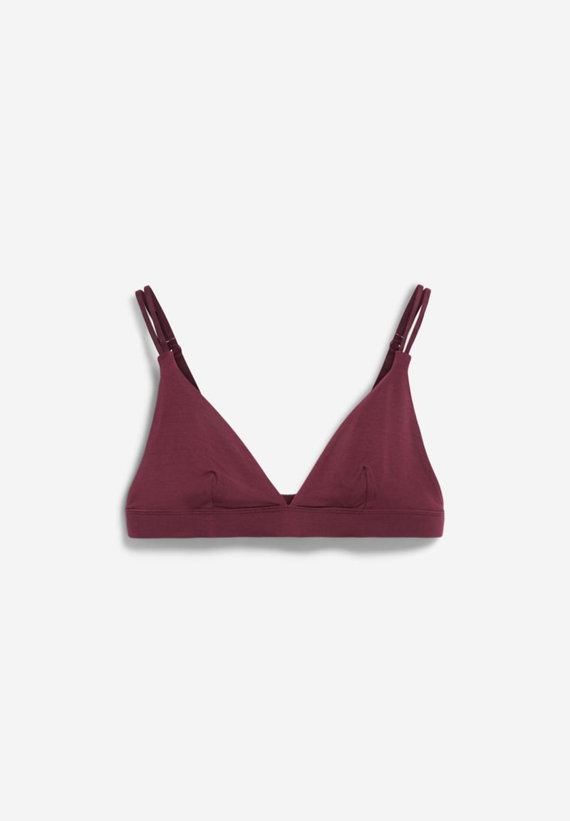 OSILAA BRALETTE | cranberry juice by ARMEDANGELS, 95% Modal, 5% Elastane
