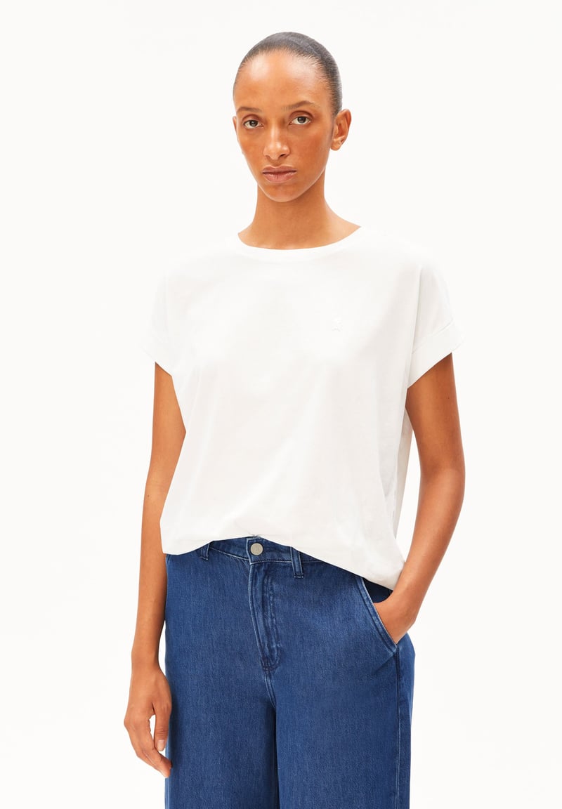 IDAARA T-SHIRT | white by ARMEDANGELS, 100% Cotton