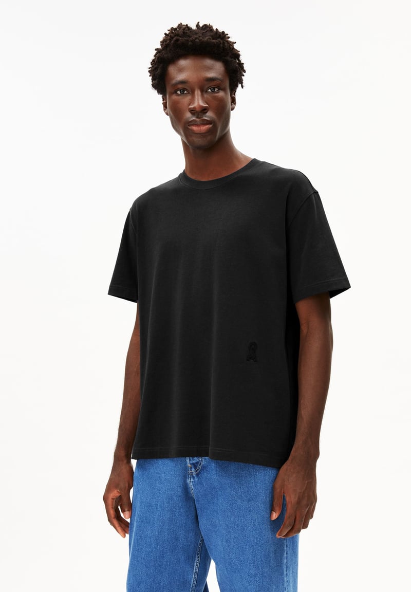 AADRU T-SHIRT | black by ARMEDANGELS, 100% Cotton