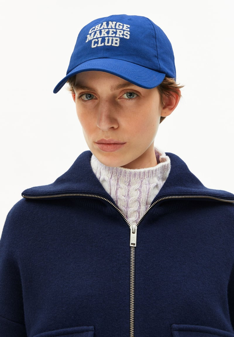 YENAAS CHANGEMAKERS CAP | dark wave by ARMEDANGELS, 100% Cotton