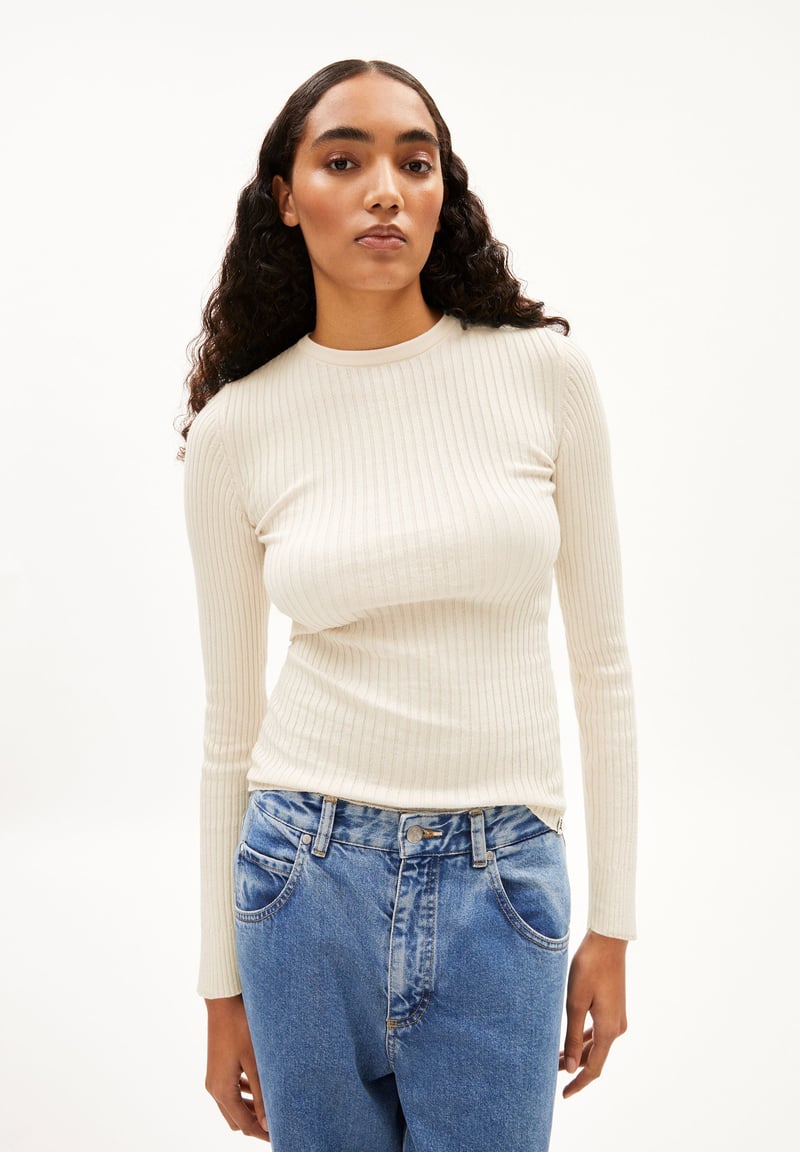 ALAANIA RN| oatmilk by ARMEDANGELS, 100% Cotton