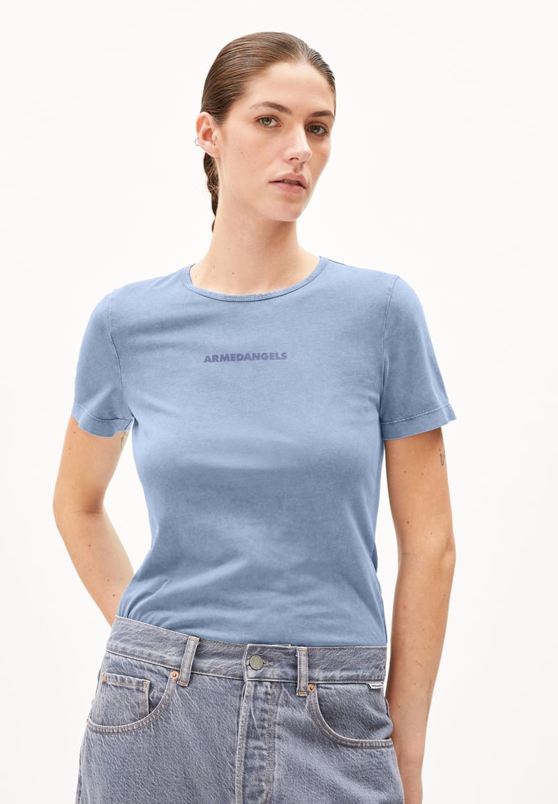 EBAANORA GMT DYE| blue noon by ARMEDANGELS, 100% Cotton