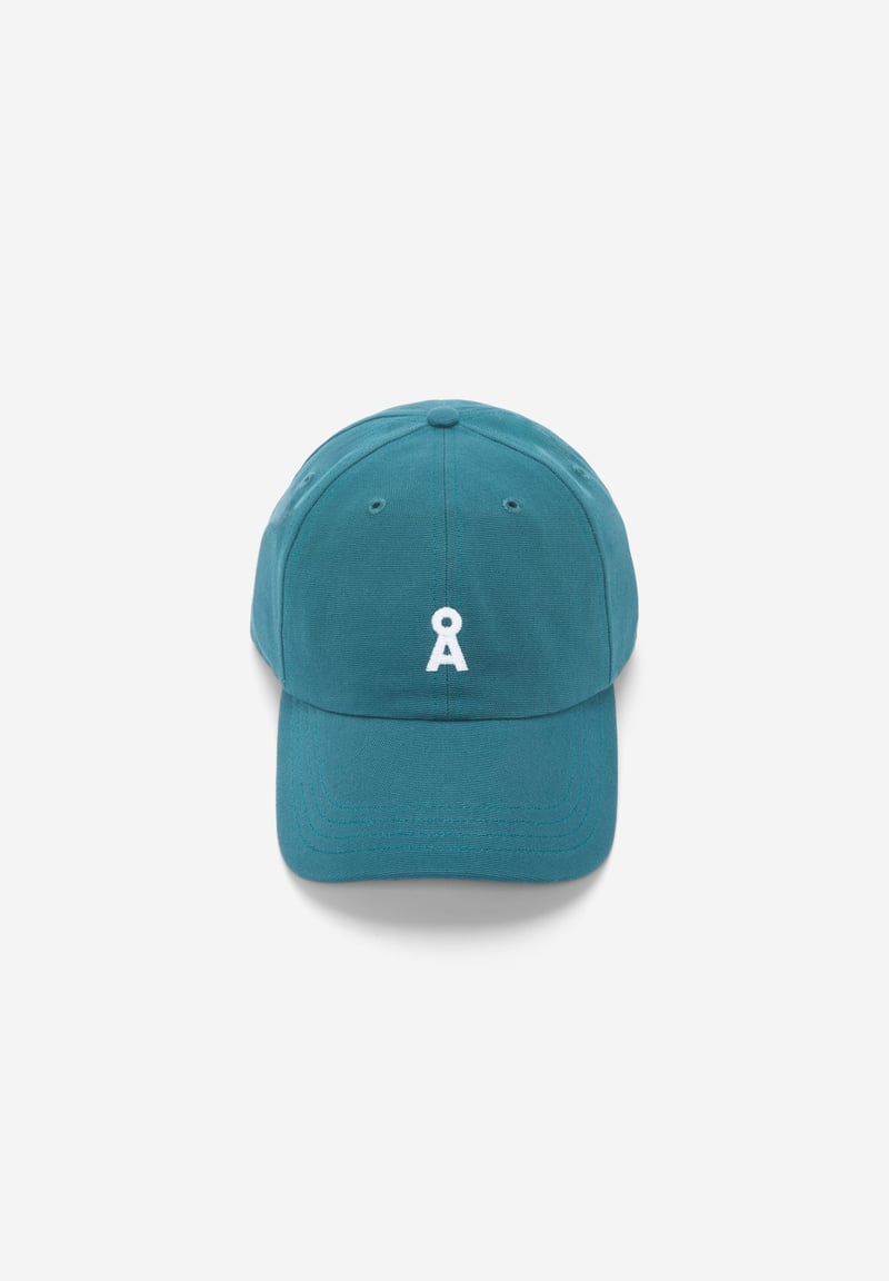 YENAAS BOLD CAP | petrol velvet by ARMEDANGELS, 100% Cotton