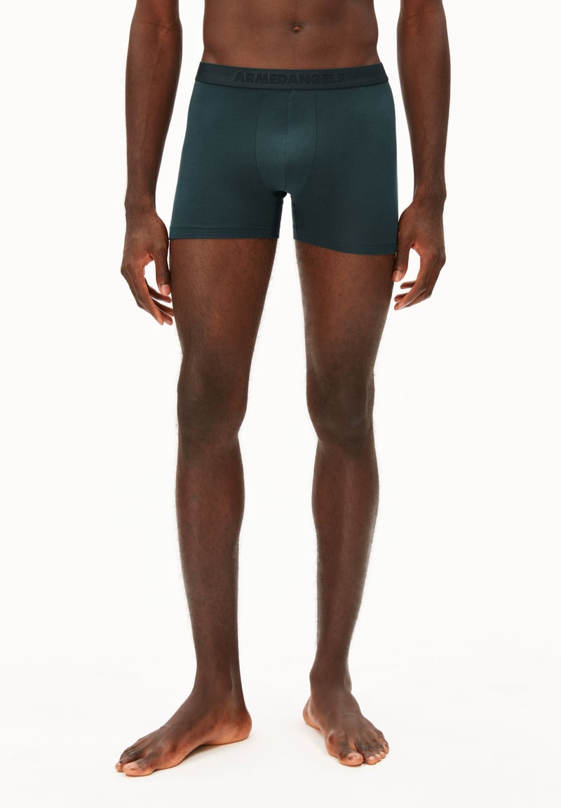 RICAARD BOXER SHORTS | teal stone by ARMEDANGELS, 95% Modal, 5% Elastane
