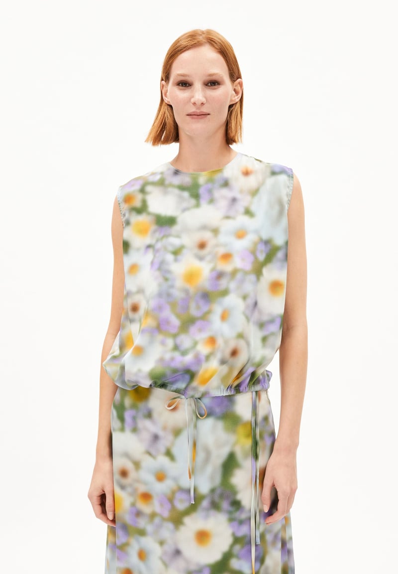 NERAA GREEN GARDEN| seagreen by ARMEDANGELS, 73% Lyocell, 27% Viscose