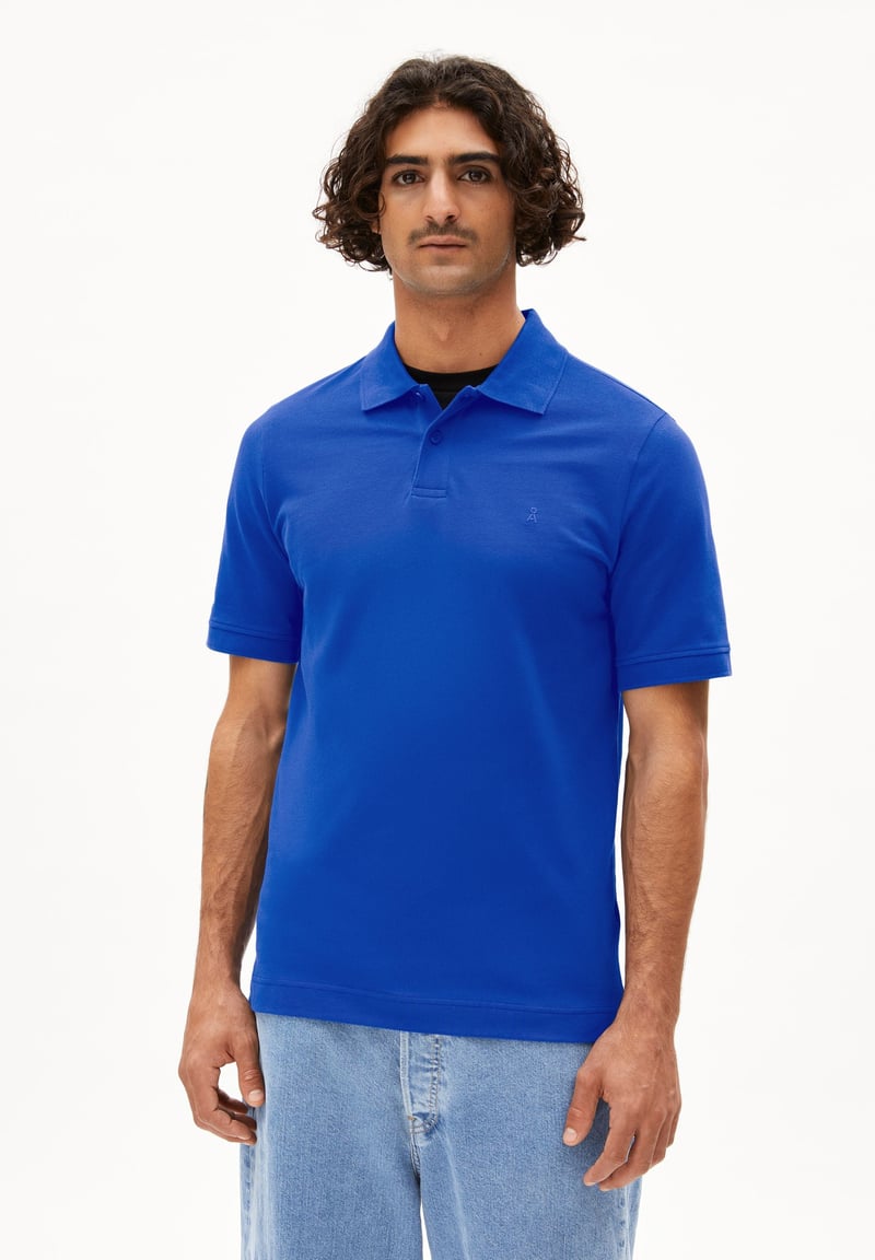 MAARIO POLOSHIRT | dynamo blue by ARMEDANGELS, 100% Cotton