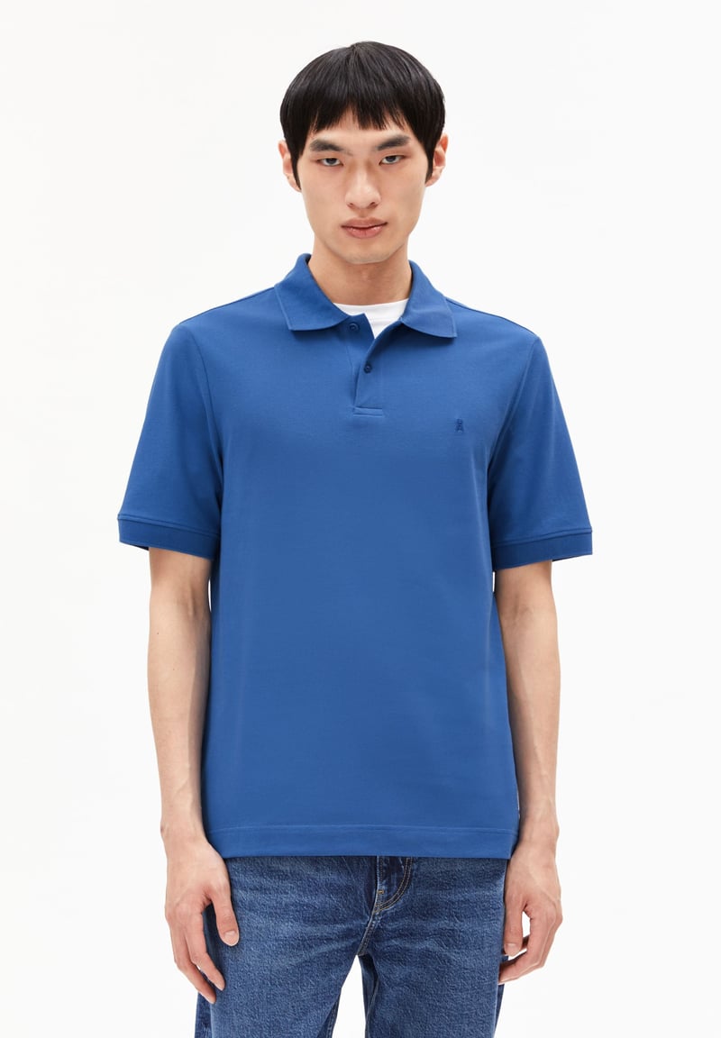 MAARIO POLOSHIRT | dark morning by ARMEDANGELS, 100% Cotton