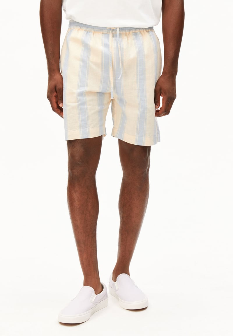 STRIPED SHORT | wedgwood by ARMEDANGELS, 100% Cotton