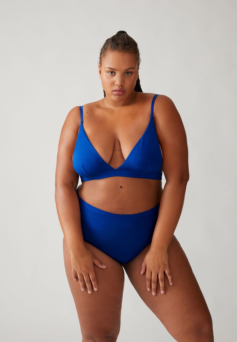 BIRTAA SHORTY | dynamo blue by ARMEDANGELS, 95% Modal, 5% Elastane