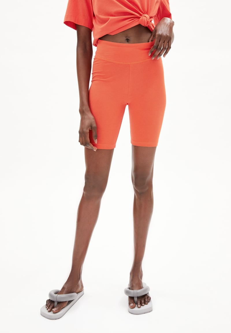 NEDAA LITAA SHORTS| hibiscus by ARMEDANGELS, 96% Cotton, 4% Elastane