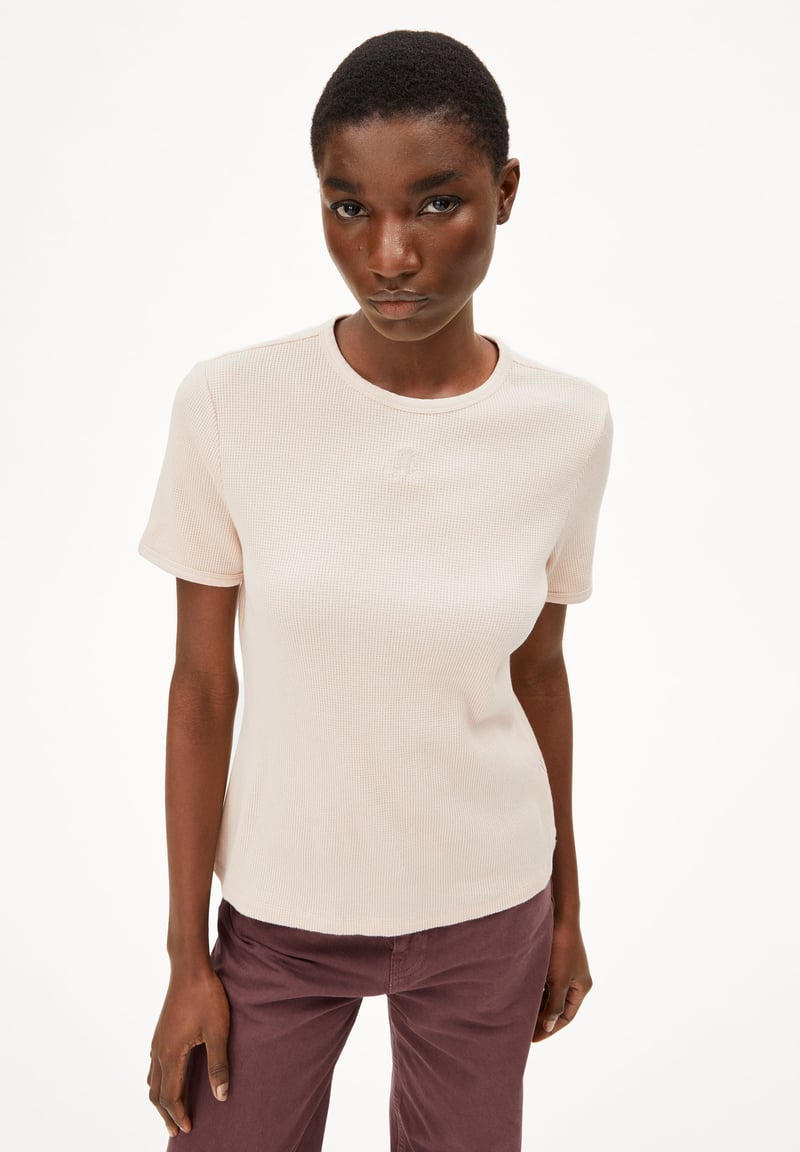 WALINAA GMT WASH T-SHIRT | pale peach by ARMEDANGELS, 100% Cotton