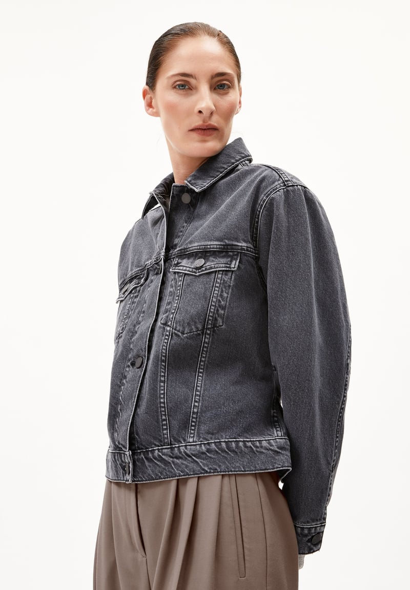 TAANA JACKET | coal by ARMEDANGELS, 100% Cotton