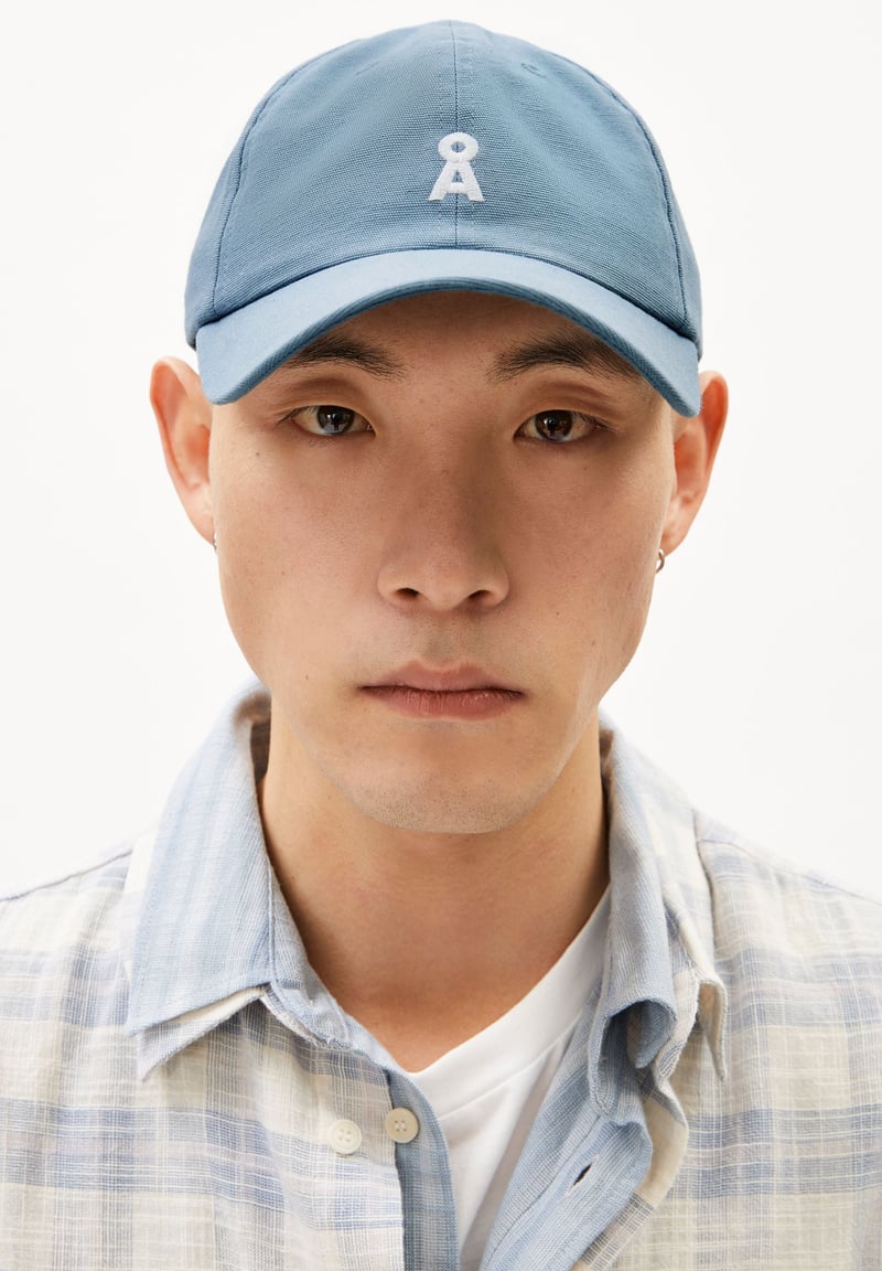 YENAAS BOLD CAP | pigment blue by ARMEDANGELS, 100% Cotton