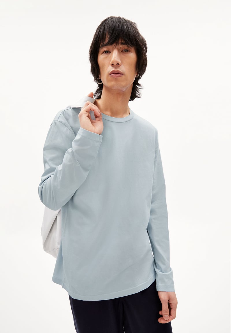 JAAMES LONGSLEEVE| morning sky by ARMEDANGELS, 100% Cotton