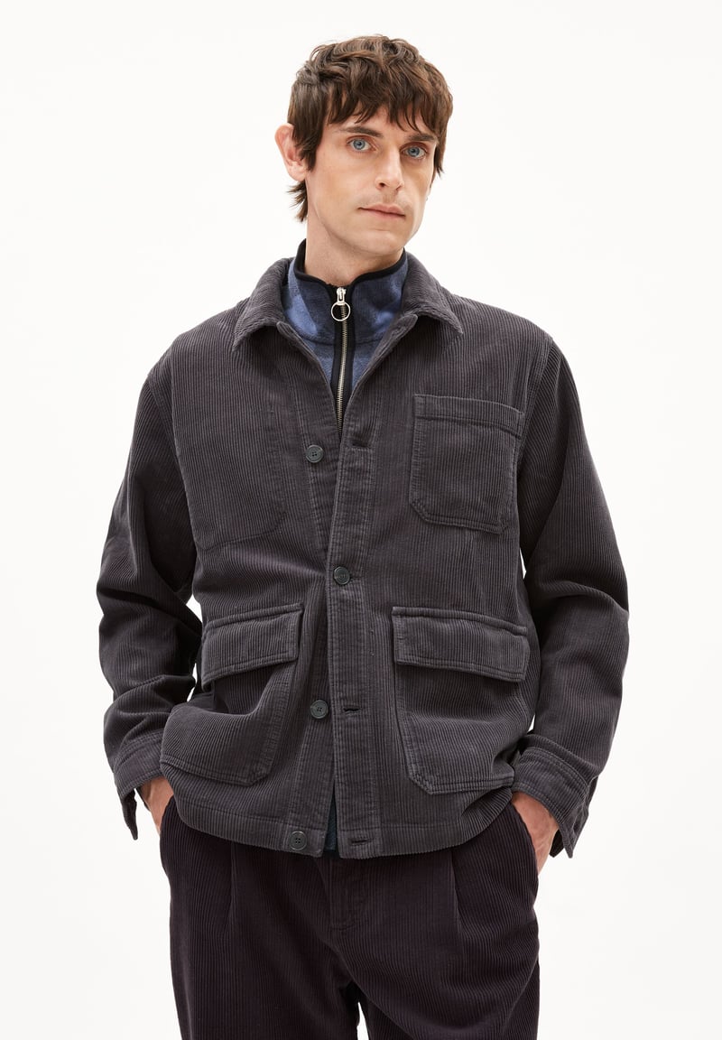 AVAAN JACKET | dark steel by ARMEDANGELS, 100% Cotton