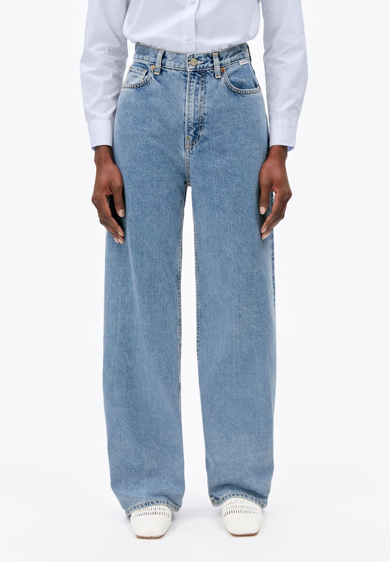ENIJAA HIGH WAIST WIDE JEAN | horizon by ARMEDANGELS, 100% Cotton