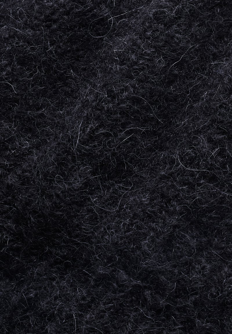ALPACA-BLEND KNIT BEANIE | black by ARMEDANGELS, 84% Alpaca, 16% Nylon