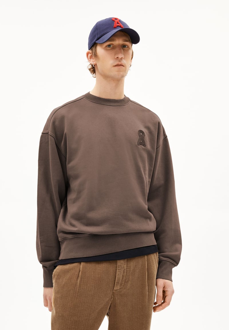 ICONIC Å EMAAL GMT DYE SWEATSHIRT | tree shade washed by ARMEDANGELS, 100% Cotton