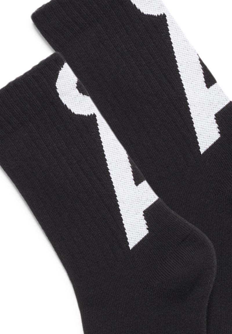 SAAMUS SHORT SOCKS | black-white by ARMEDANGELS, 78% Cotton, 20% Nylon, 2% Elastane