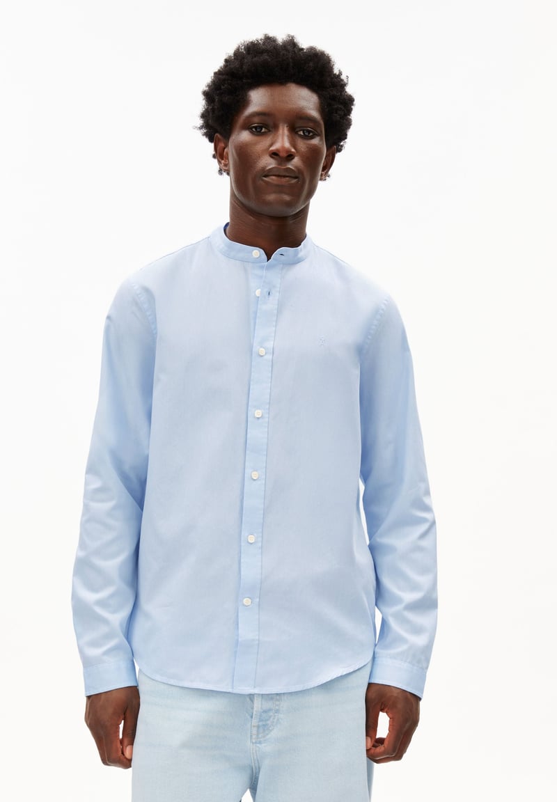 TOMAASAS LONGSLEEVE SHIRT | wedgwood by ARMEDANGELS, 100% Cotton