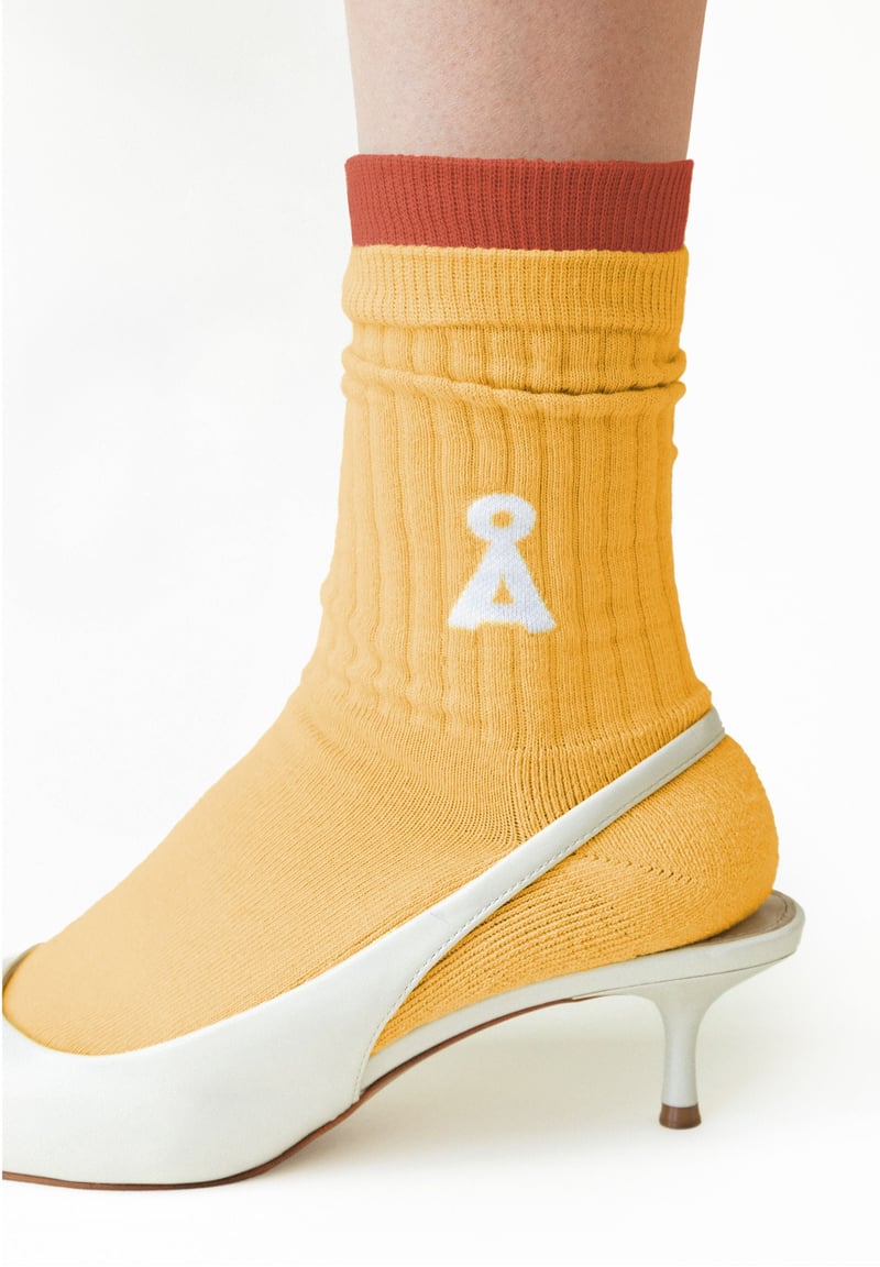 SAAMUS BOLD SOCKS | sunflower by ARMEDANGELS, 78% Cotton, 20% Nylon, 2% Elastane