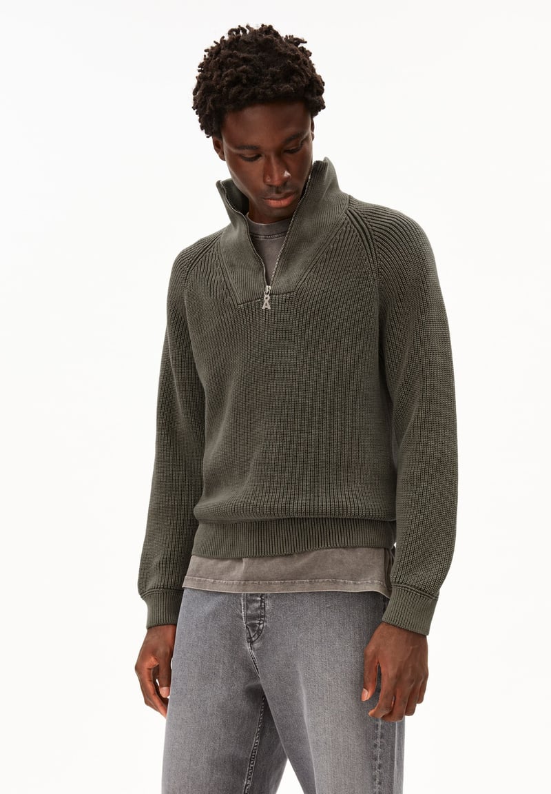 KAALVES GMT DYE| forest pine by ARMEDANGELS, 100% Cotton