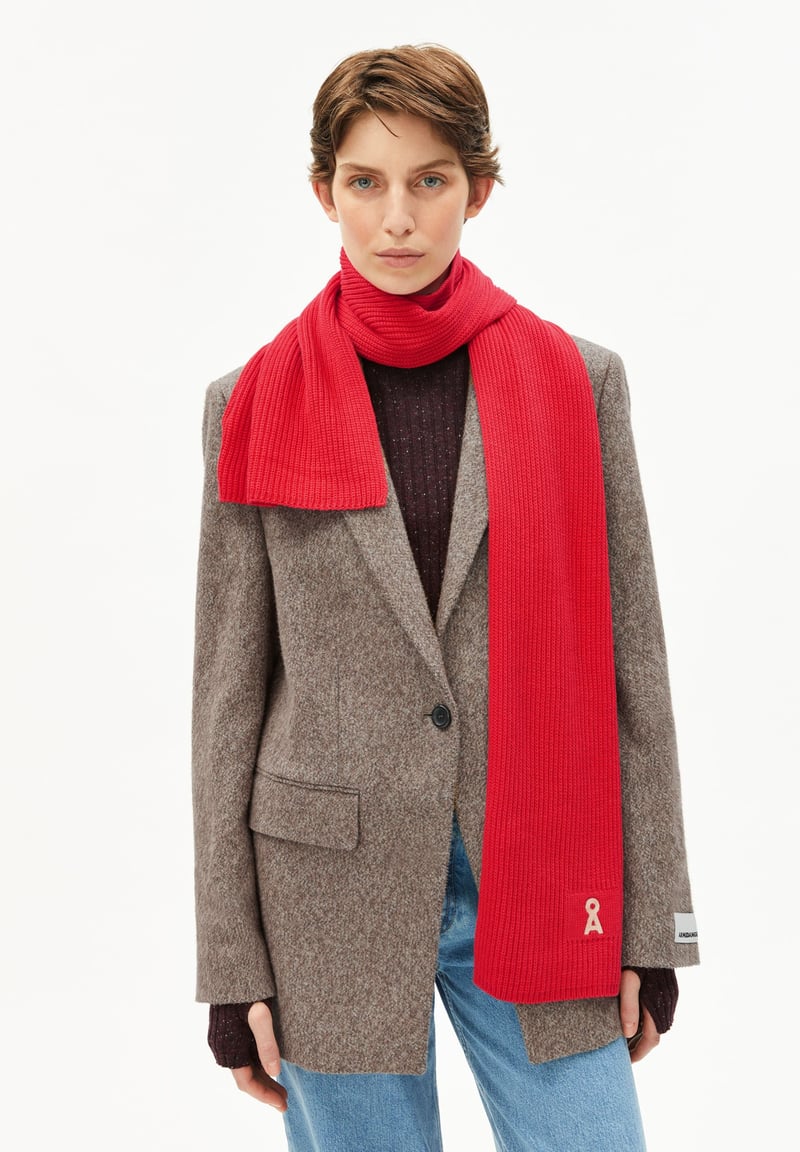 ICONIC Å CLAASAS COTTON SCARF | candy apple by ARMEDANGELS, 100% Cotton