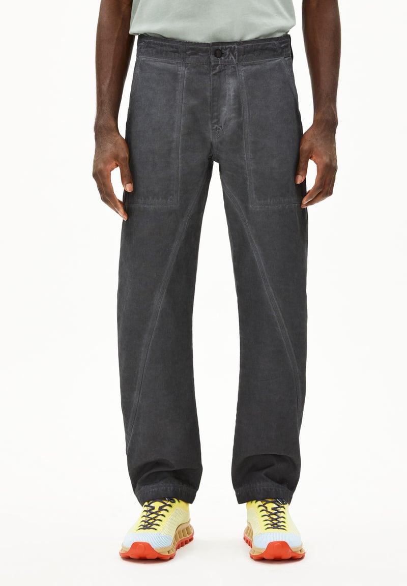 AALBERT PANT | dark steel by ARMEDANGELS, 100% Cotton
